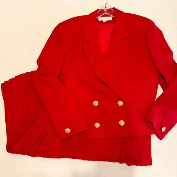 RARE VINTAGE DESIGNER CHRISTIAN DIOR THE SUIT – Made in USA – 1980s - Picture 13 of 16